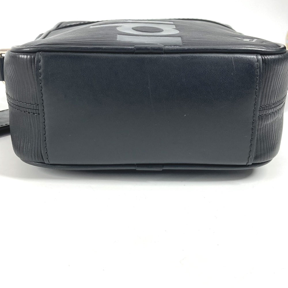 LOUIS VUITTON M53431 Epi Supreme Collaboration Danube Bag, Crossbody Pochette Shoulder Bag, Epi Leather, Unisex, Black