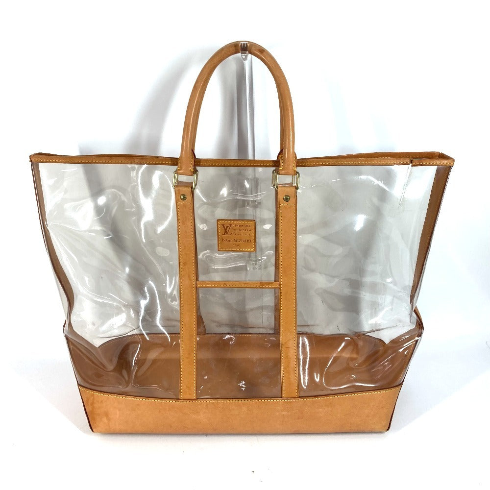 LOUIS VUITTON M99027 2WAYバッグ SEVEN DESIGNERS アイザック ミズラヒ カバン ショルダーバッグ 肩掛け 限定 トートバッグ ビニール/レザー ユニセックス クリア