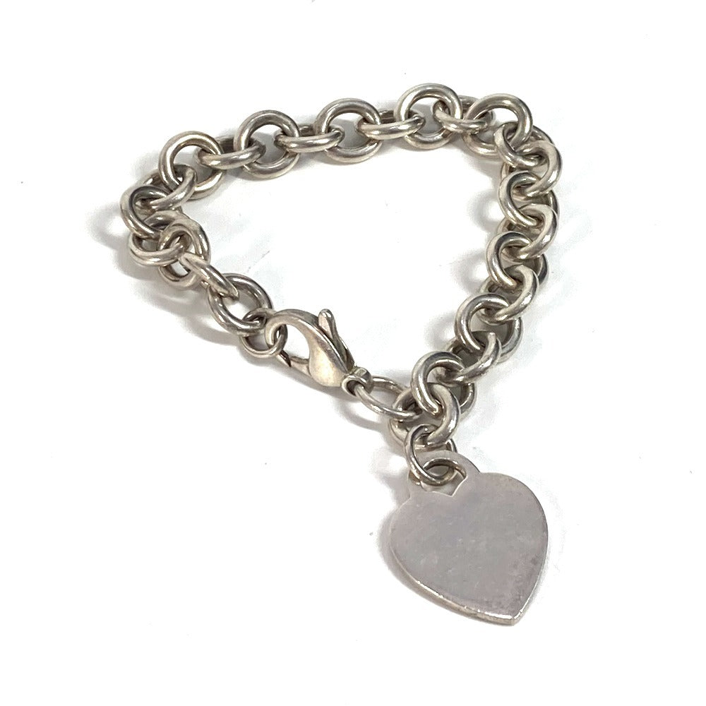 TIFFANY&Co. ロゴ アクセサリー リターントゥハート チェーン ブレスレット SV925 レディース シルバー