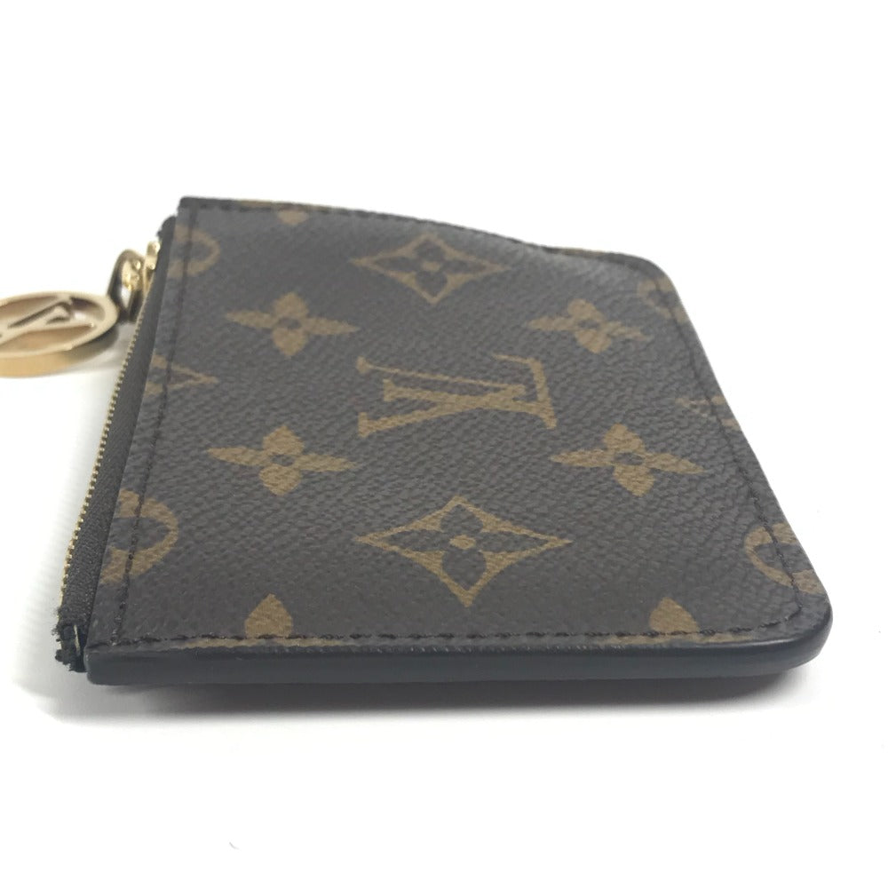 LOUIS VUITTON M81880 Monogram Card Case Porte Carte Romy Wallet with Coin Purse, Card Case, Coin Case, Monogram Canvas, Unisex, Brown