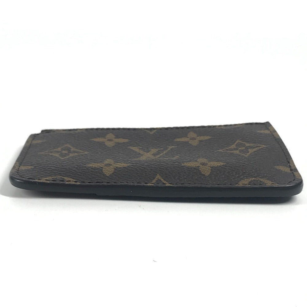 LOUIS VUITTON M81880 Monogram Card Case Porte Carte Romy Wallet with Coin Purse, Card Case, Coin Case, Monogram Canvas, Unisex, Brown