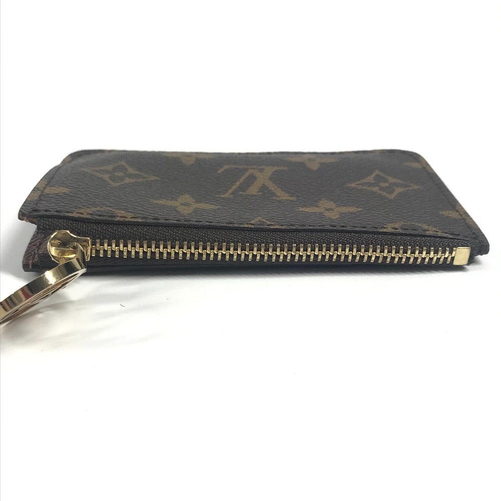 LOUIS VUITTON M81880 Monogram Card Case Porte Carte Romy Wallet with Coin Purse, Card Case, Coin Case, Monogram Canvas, Unisex, Brown