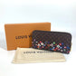 LOUIS VUITTON M14162 Japan-exclusive LV x TM Zippy Wallet Monogram Takashi Murakami Round Zip Long Wallet Monogram Canvas Unisex Brown