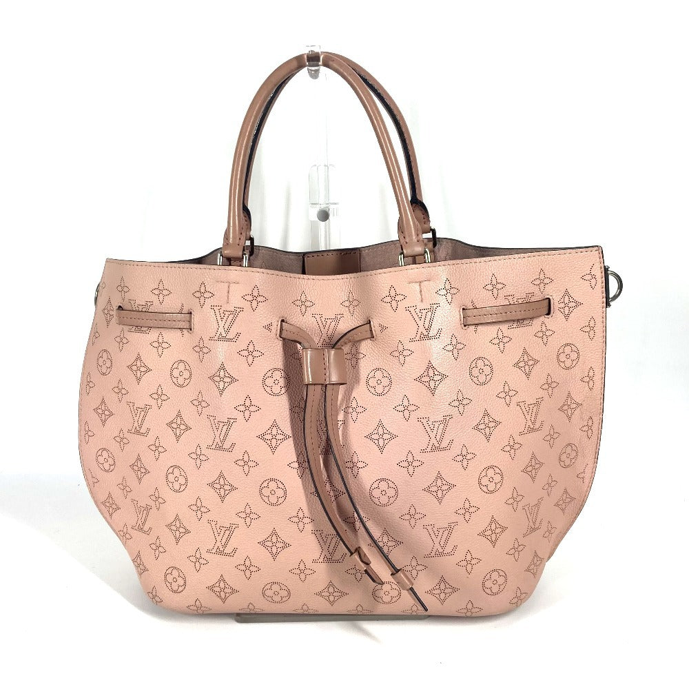 LOUIS VUITTON M54401 モノグラムマヒナ ジロラッタ カバン 2WAYバッグ ハンドバッグ 肩掛け ショルダーバッグ モノグラムマヒナレザー レディース マグノリア ピンク