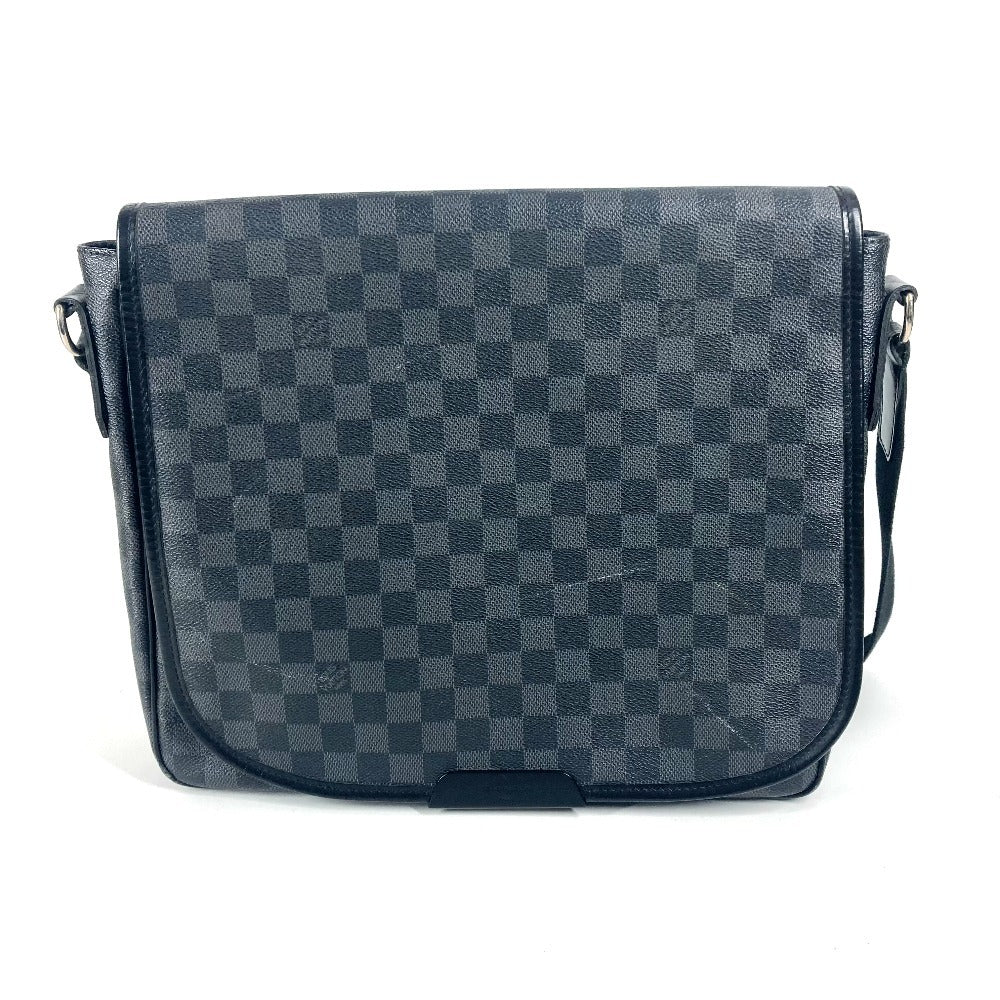 LOUIS VUITTON N58029 ダミエグラフィット ダニエル MM カバン フラップ 斜め掛け メッセンジャーバッグ ショルダーバッグ ダミエグラフィットキャンバス ユニセックス ブラック
