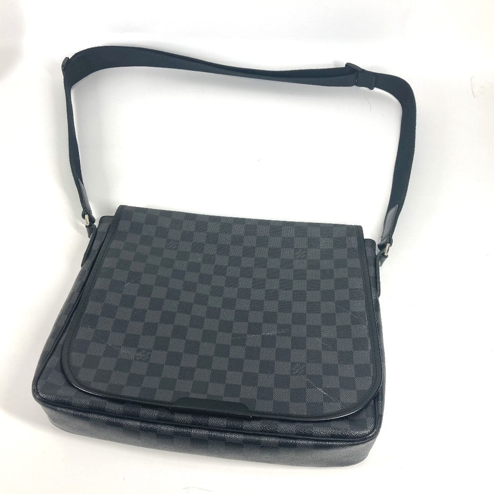 LOUIS VUITTON N58029 ダミエグラフィット ダニエル MM カバン フラップ 斜め掛け メッセンジャーバッグ ショルダーバッグ ダミエグラフィットキャンバス ユニセックス ブラック