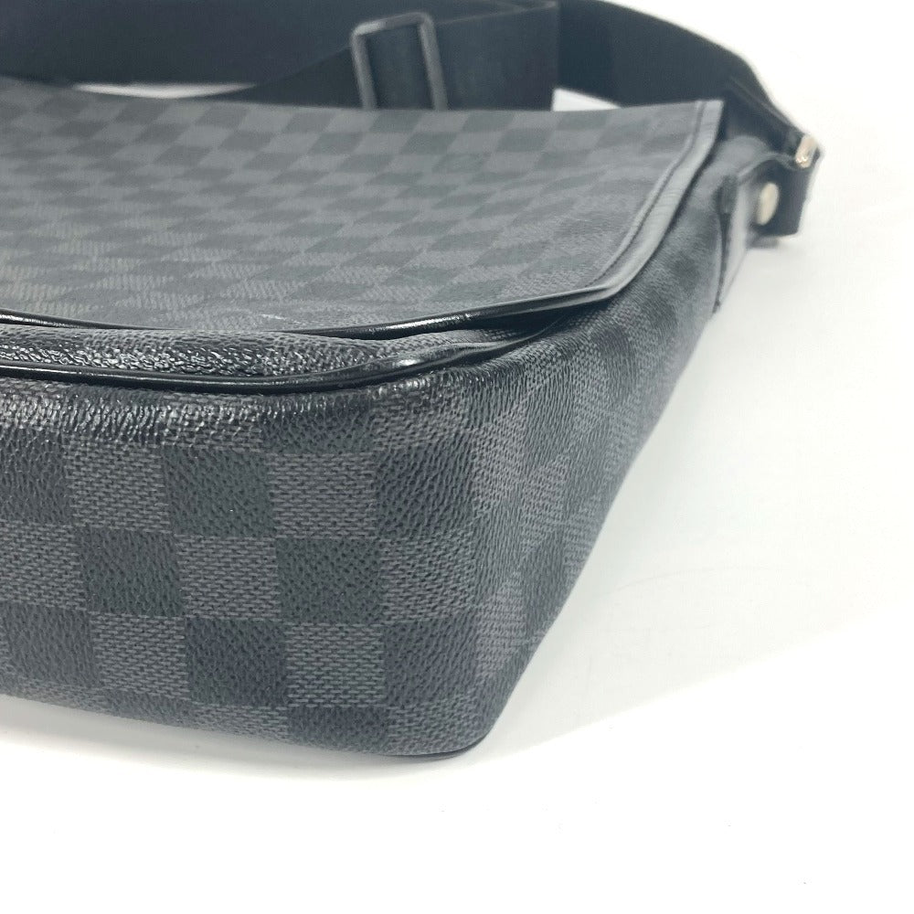LOUIS VUITTON N58029 ダミエグラフィット ダニエル MM カバン フラップ 斜め掛け メッセンジャーバッグ ショルダーバッグ ダミエグラフィットキャンバス ユニセックス ブラック