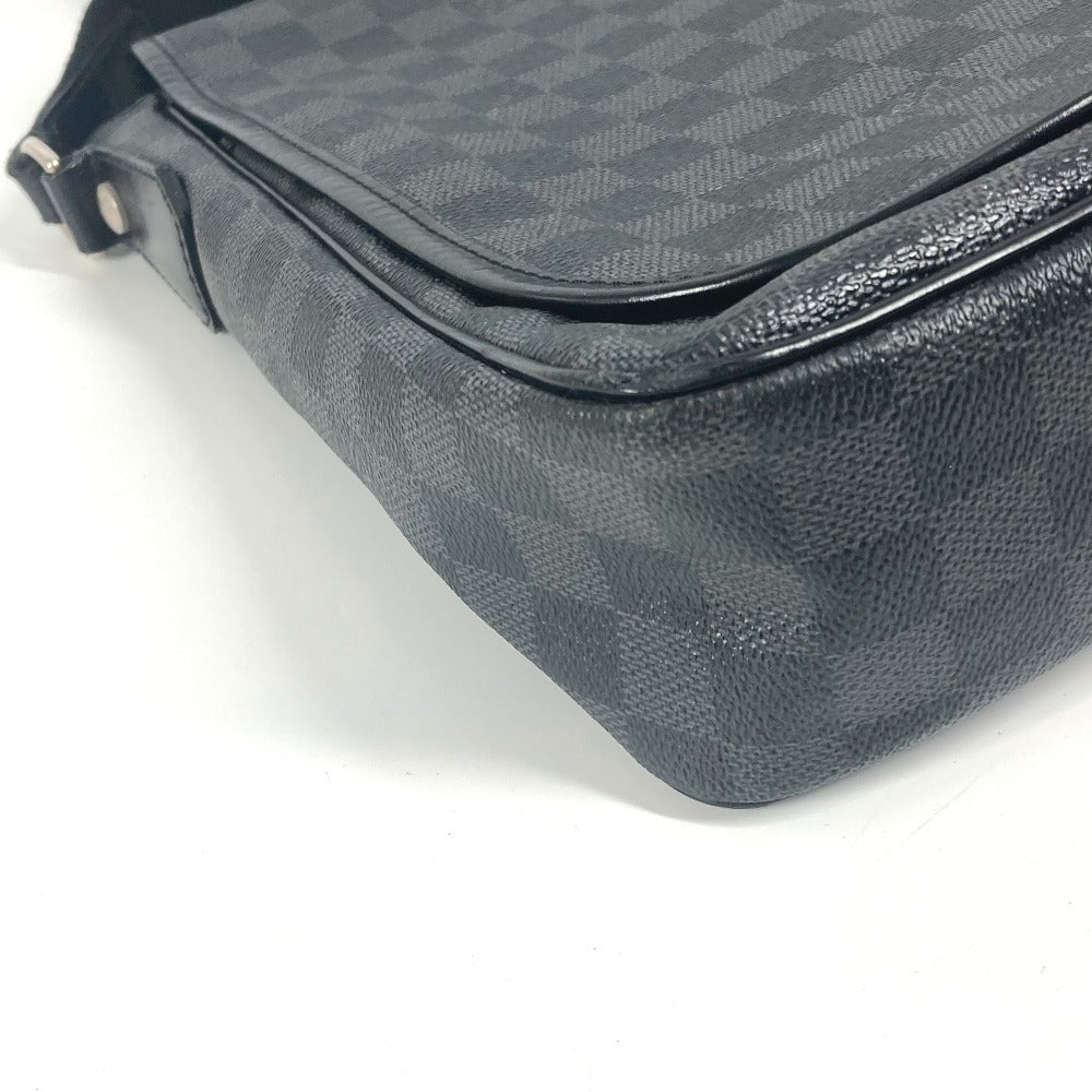 LOUIS VUITTON N58029 ダミエグラフィット ダニエル MM カバン フラップ 斜め掛け メッセンジャーバッグ ショルダーバッグ ダミエグラフィットキャンバス ユニセックス ブラック