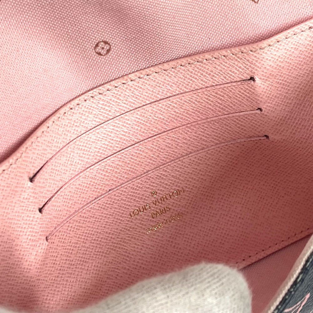 LOUIS VUITTON M81471 フォール・フォー・ユーコレクション モノグラム ミュルティ ポシェット フェリシー カバン 斜め掛け フラップ ショルダーバッグ コーティングキャンバス レディース ブラック