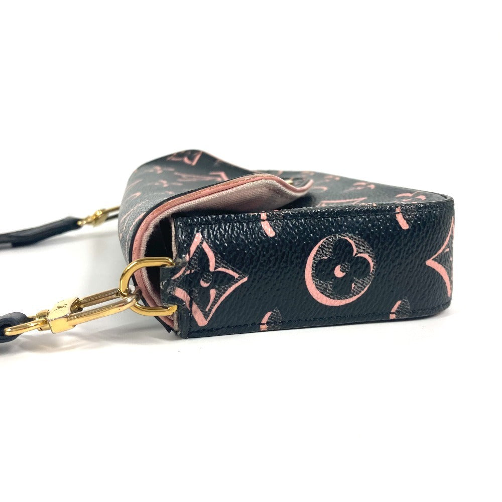 LOUIS VUITTON M81471 フォール・フォー・ユーコレクション モノグラム ミュルティ ポシェット フェリシー カバン 斜め掛け フラップ ショルダーバッグ コーティングキャンバス レディース ブラック