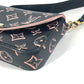 LOUIS VUITTON M81471 フォール・フォー・ユーコレクション モノグラム ミュルティ ポシェット フェリシー カバン 斜め掛け フラップ ショルダーバッグ コーティングキャンバス レディース ブラック