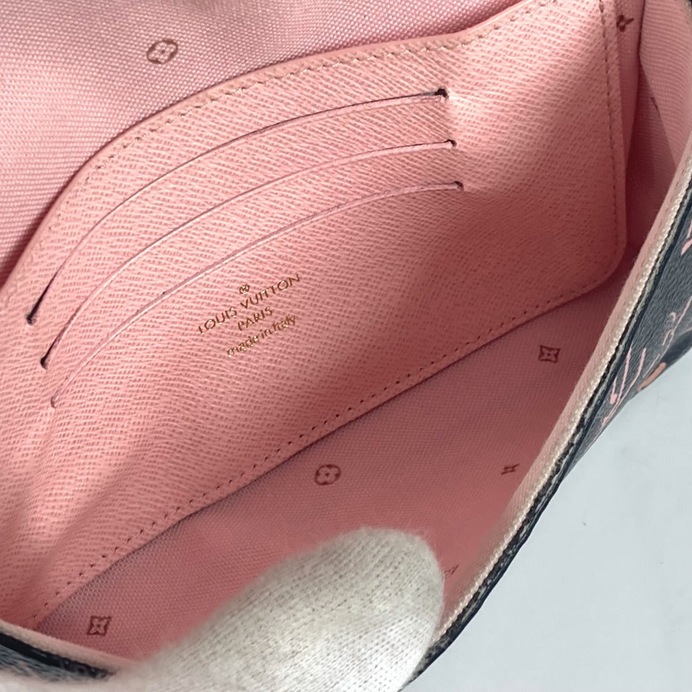 LOUIS VUITTON M81471 フォール・フォー・ユーコレクション モノグラム ミュルティ ポシェット フェリシー カバン 斜め掛け フラップ ショルダーバッグ コーティングキャンバス レディース ブラック