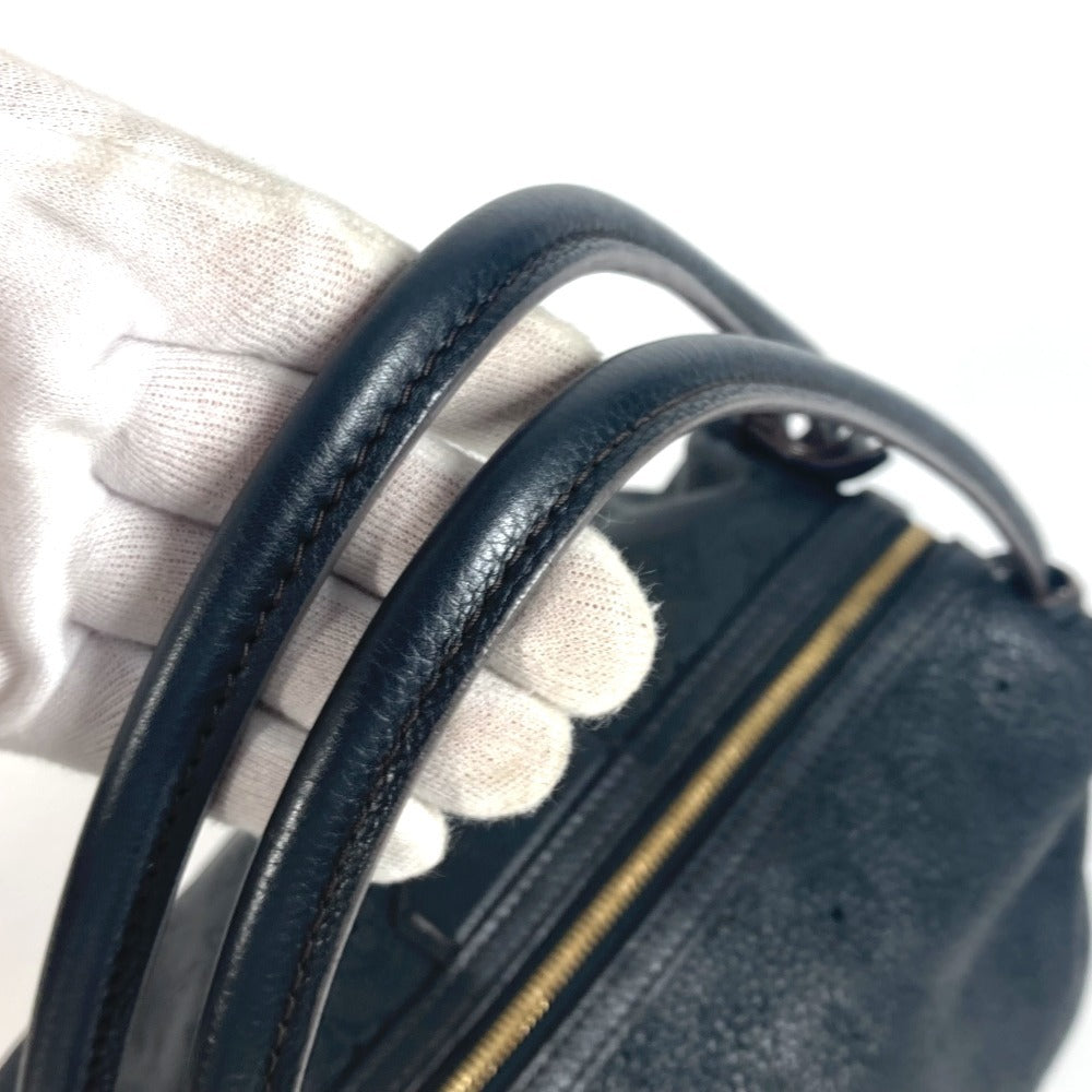 LOUIS VUITTON M93814 Monogram Mahina Galatea PM Shoulder Bag in Monogram Mahina Leather, Noir and Black