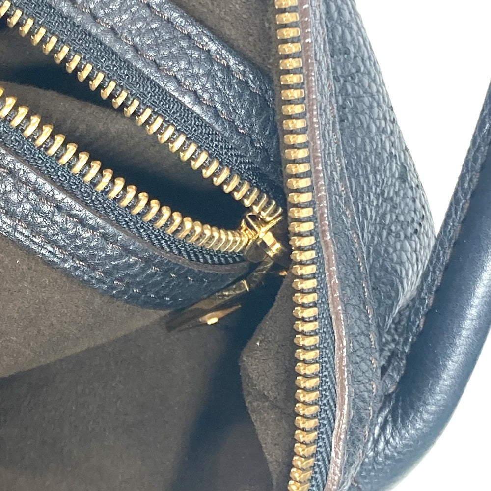 LOUIS VUITTON M93814 Monogram Mahina Galatea PM Shoulder Bag in Monogram Mahina Leather, Noir and Black