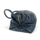 LOUIS VUITTON M93814 Monogram Mahina Galatea PM Shoulder Bag in Monogram Mahina Leather, Noir and Black