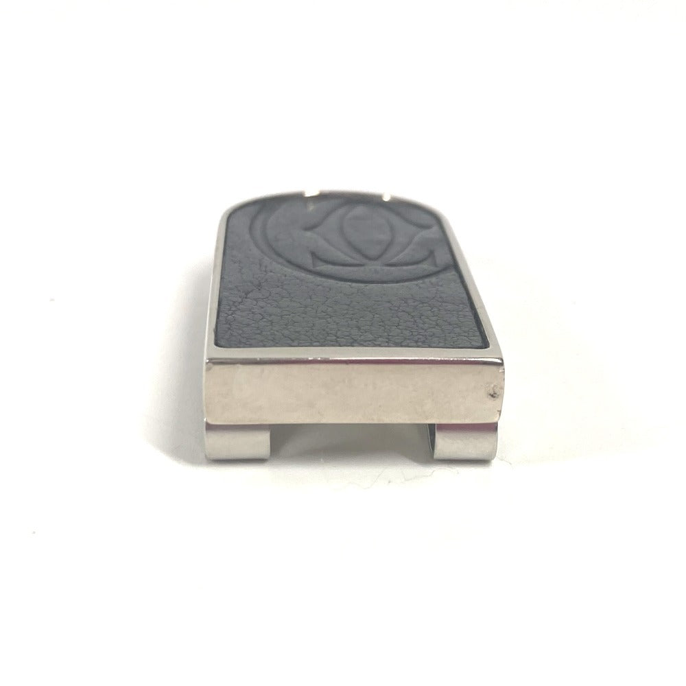 CARTIER Logo Wallet with Money Clip, Stainless Steel, Unisex, Black
