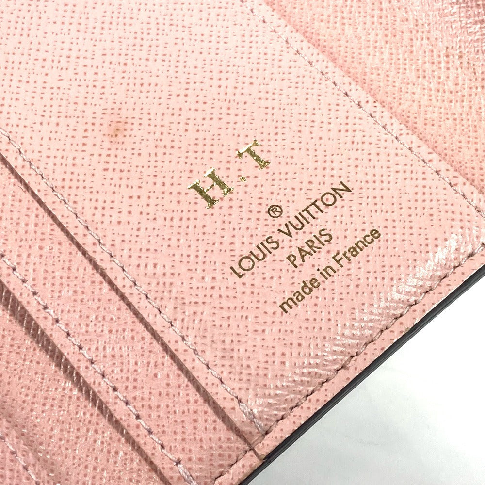 LOUIS VUITTON M62933 Monogram Portefeuille Zoe Compact Trifold Wallet in Monogram Canvas, Women's, Rose Ballerine, Pink