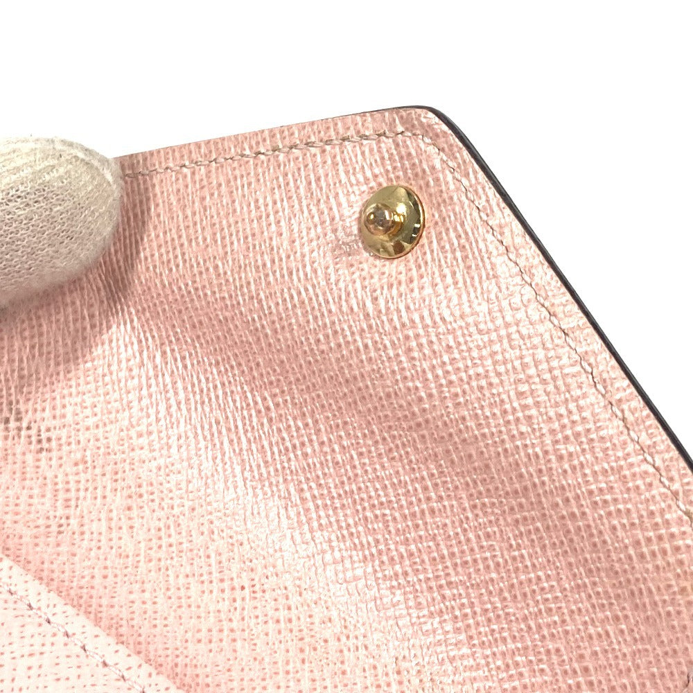 LOUIS VUITTON M62933 Monogram Portefeuille Zoe Compact Trifold Wallet in Monogram Canvas, Women's, Rose Ballerine, Pink