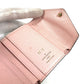 LOUIS VUITTON M62933 Monogram Portefeuille Zoe Compact Trifold Wallet in Monogram Canvas, Women's, Rose Ballerine, Pink