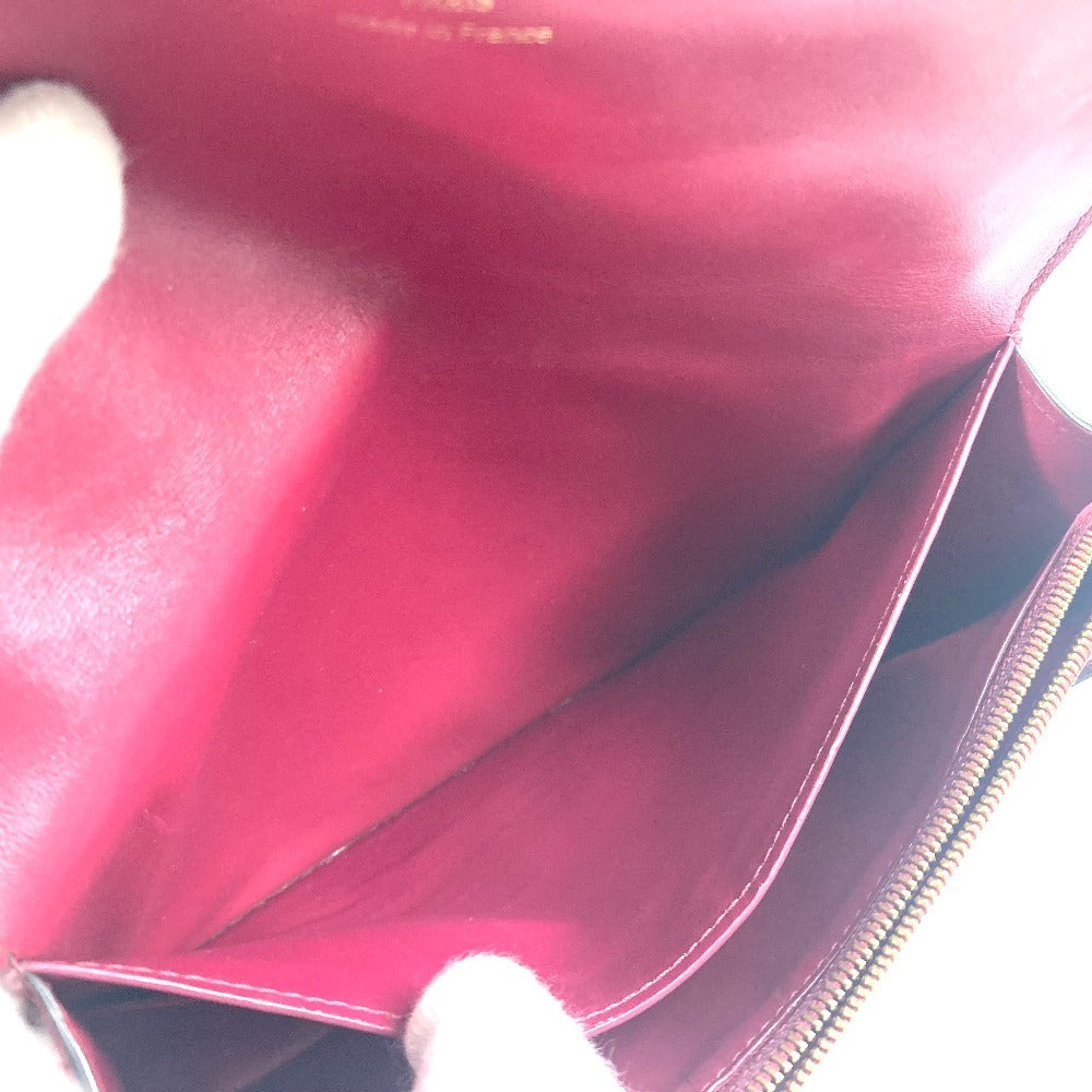 LOUIS VUITTON M69578 Monogram Portefeuille Flore Chain Wallet Shoulder Bag Clutch Bag Long Wallet Monogram Canvas Unisex Fuchsia Brown