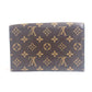 LOUIS VUITTON M69578 Monogram Portefeuille Flore Chain Wallet Shoulder Bag Clutch Bag Long Wallet Monogram Canvas Unisex Fuchsia Brown