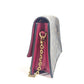 LOUIS VUITTON M69578 Monogram Portefeuille Flore Chain Wallet Shoulder Bag Clutch Bag Long Wallet Monogram Canvas Unisex Fuchsia Brown