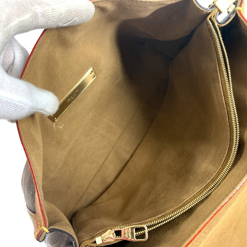 LOUIS VUITTON M47149 Monogram Dauphine Soft GM Bag, Crossbody, Flap Handbag, Chain Bag, 2-Way Bag, Shoulder Bag, Monogram Canvas, Women's, Brown