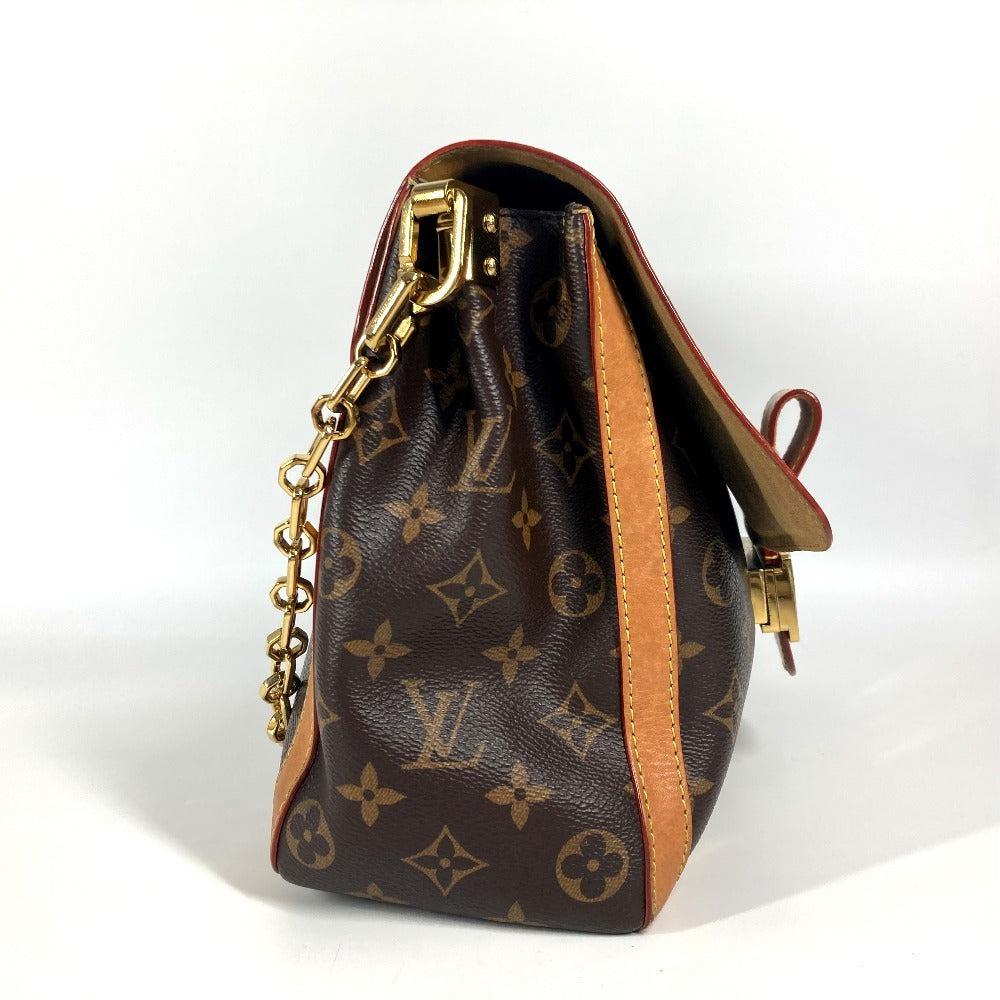 LOUIS VUITTON M47149 Monogram Dauphine Soft GM Bag, Crossbody, Flap Handbag, Chain Bag, 2-Way Bag, Shoulder Bag, Monogram Canvas, Women's, Brown