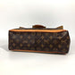 LOUIS VUITTON M47149 Monogram Dauphine Soft GM Bag, Crossbody, Flap Handbag, Chain Bag, 2-Way Bag, Shoulder Bag, Monogram Canvas, Women's, Brown