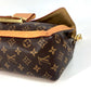 LOUIS VUITTON M47149 Monogram Dauphine Soft GM Bag, Crossbody, Flap Handbag, Chain Bag, 2-Way Bag, Shoulder Bag, Monogram Canvas, Women's, Brown