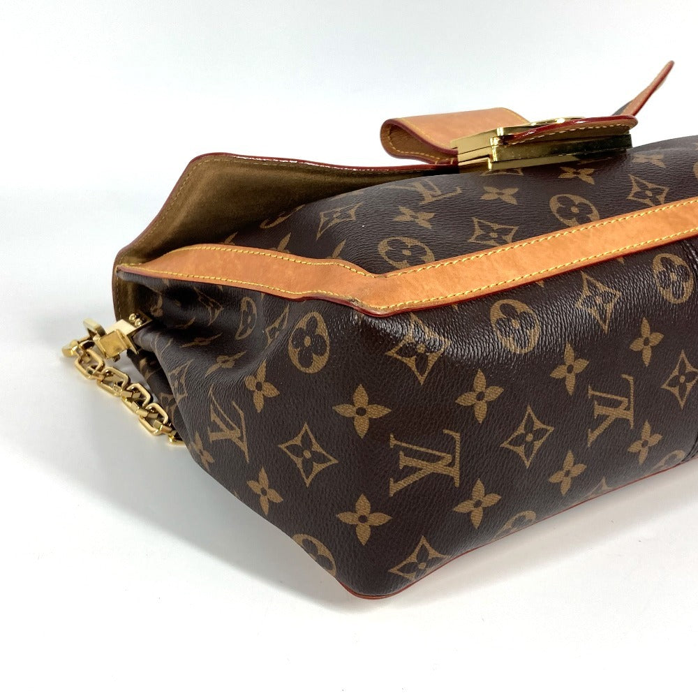 LOUIS VUITTON M47149 Monogram Dauphine Soft GM Bag, Crossbody, Flap Handbag, Chain Bag, 2-Way Bag, Shoulder Bag, Monogram Canvas, Women's, Brown