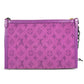 LOUIS VUITTON M44641 Monogram Logo Story Flat Messenger Pochette/Shoulder Bag in Monogram Canvas, Unisex, Brown