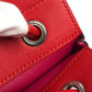 HERMES Two-Tone Sac Aline Mini Crossbody Pochette Shoulder Bag in Pink Leather