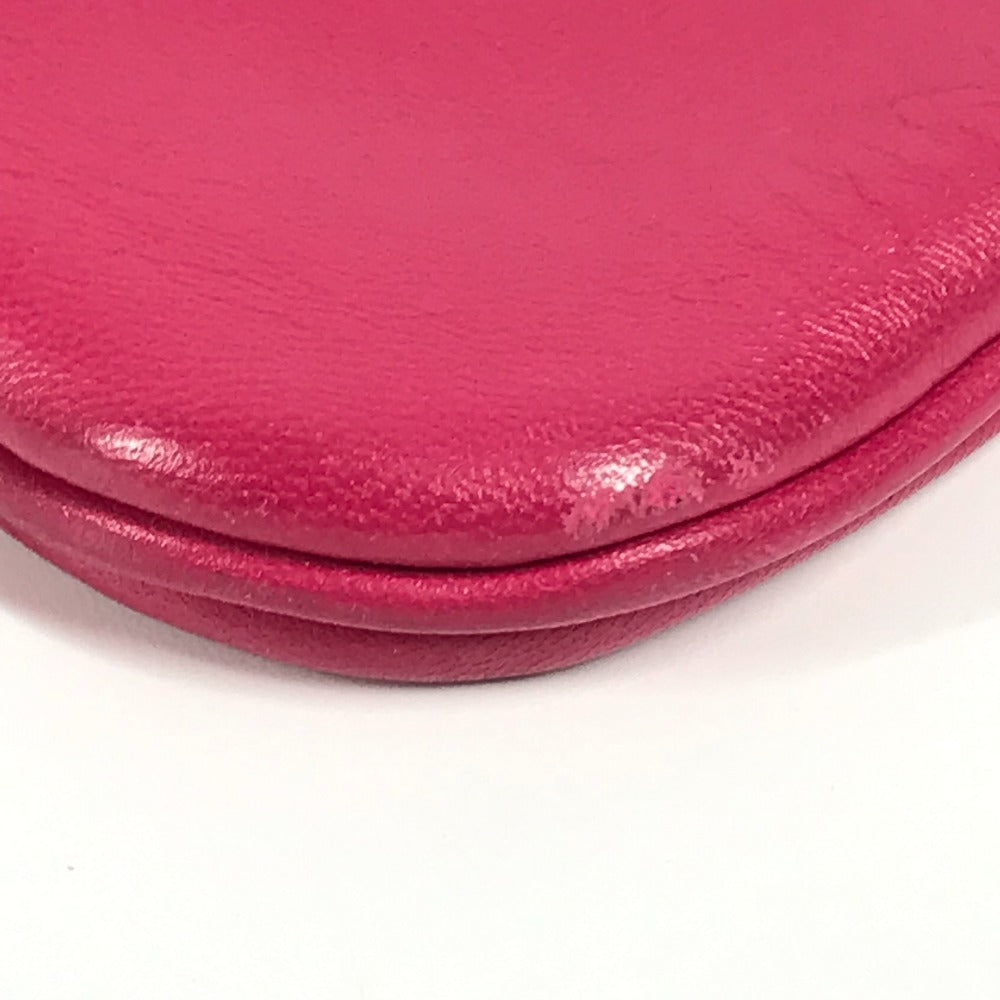 HERMES Two-Tone Sac Aline Mini Crossbody Pochette Shoulder Bag in Pink Leather