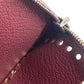 HERMES Evelyn H Logo Wallet/Coin Purse Leather Unisex Purple