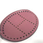 HERMES Evelyn H Logo Wallet/Coin Purse Leather Unisex Purple
