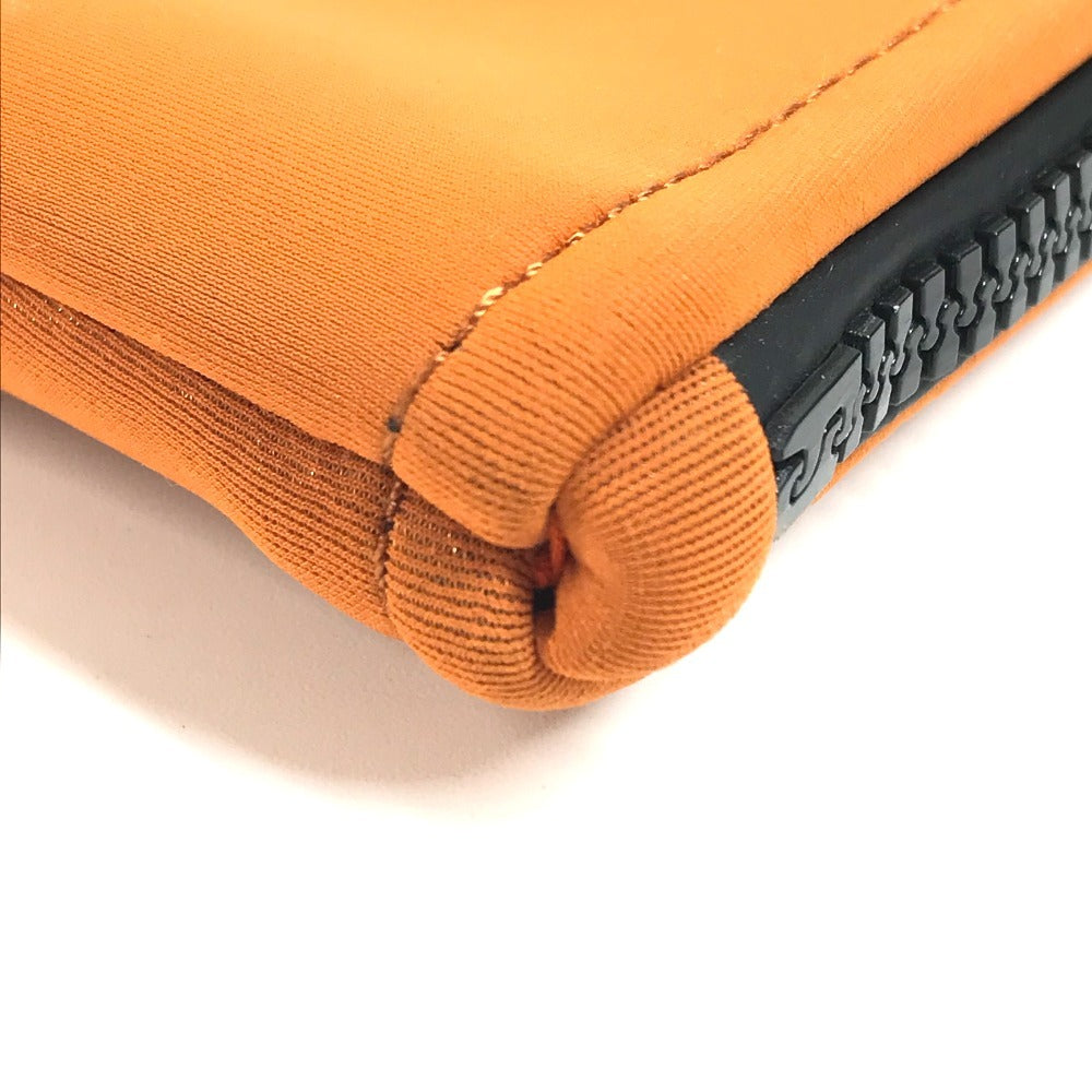 HERMES ネオバンMM クラッチバッグ マルチポーチ メイクポーチ ポーチ ポリアミド ユニセックス オレンジ