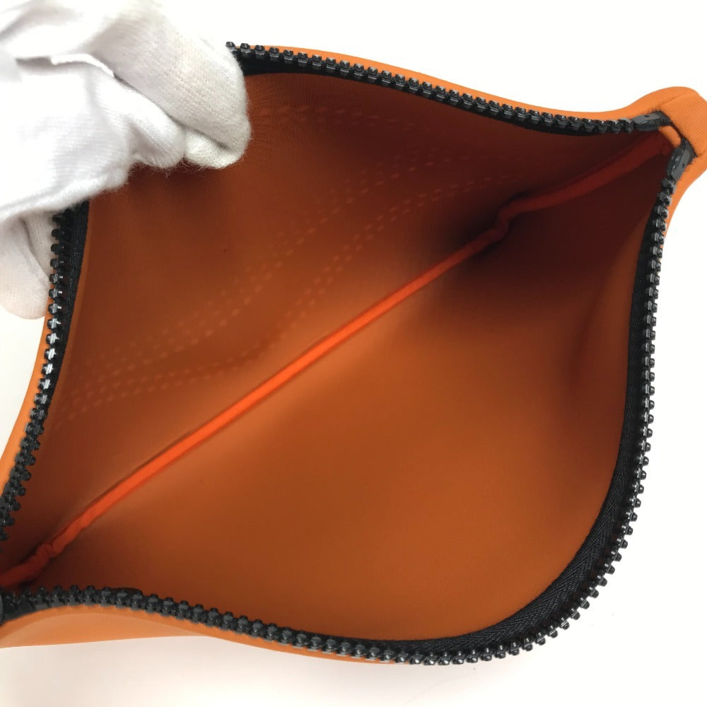HERMES ネオバンMM クラッチバッグ マルチポーチ メイクポーチ ポーチ ポリアミド ユニセックス オレンジ