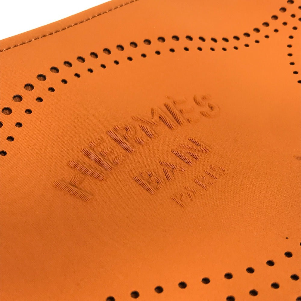 HERMES ネオバンMM クラッチバッグ マルチポーチ メイクポーチ ポーチ ポリアミド ユニセックス オレンジ