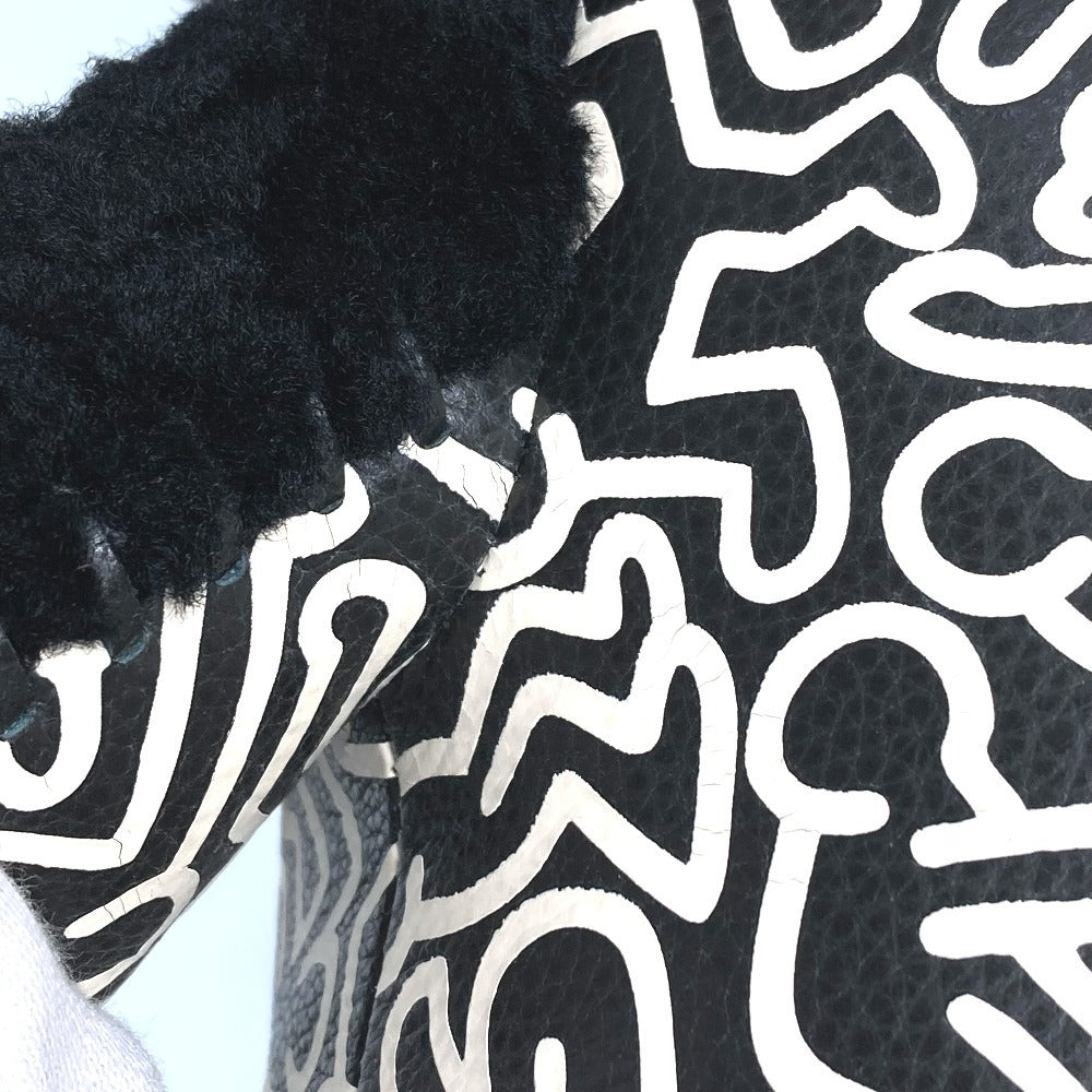 COACH F20819 Keith Haring キースへリング アウトロー OUTLAW 人形 インテリア テディベア ベア クマ ぬいぐるみ レザー ユニセックス ブラック