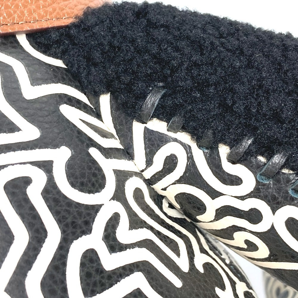 COACH F20819 Keith Haring キースへリング アウトロー OUTLAW 人形 インテリア テディベア ベア クマ ぬいぐるみ レザー ユニセックス ブラック