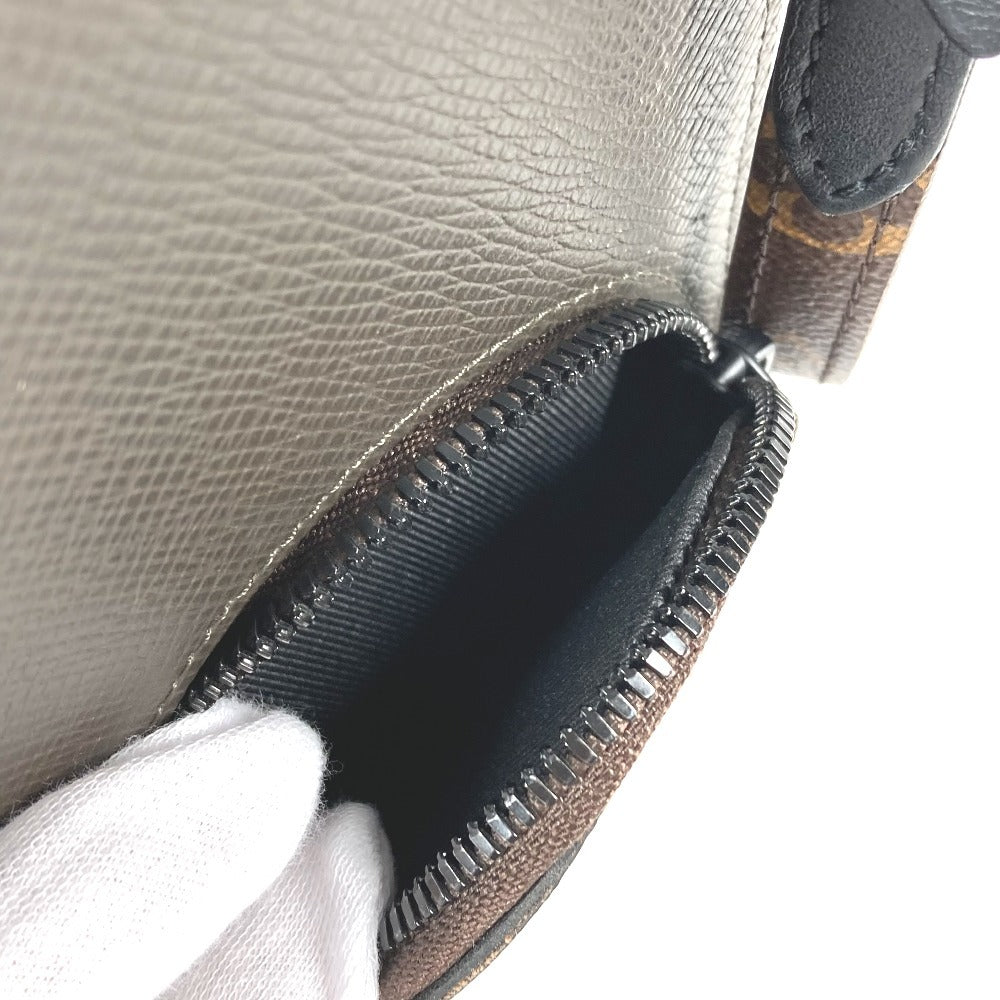 LOUIS VUITTON M30581 タイガ モノグラム フォンボックス ポシェット カバン 斜め掛け ショルダーバッグ タイガレザー ユニセックス ブラウン系