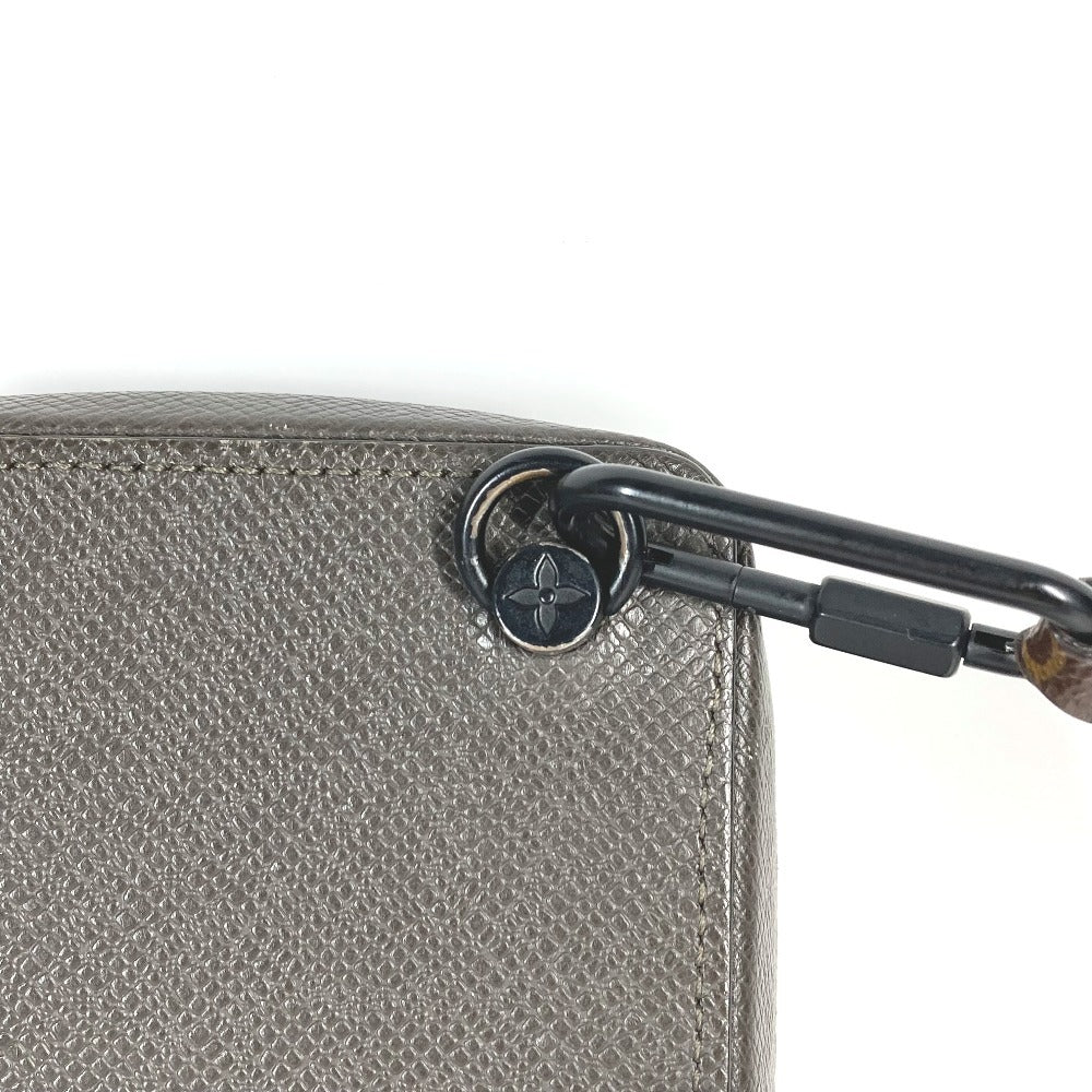 LOUIS VUITTON M30581 タイガ モノグラム フォンボックス ポシェット カバン 斜め掛け ショルダーバッグ タイガレザー ユニセックス ブラウン系