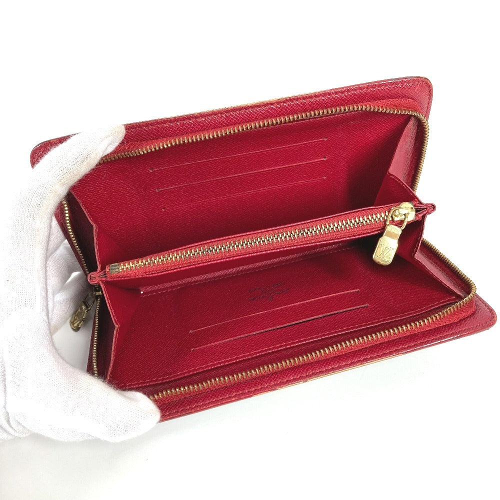 LOUIS VUITTON M95006 Monogram Cherry Porte-Monnaie Zip Long Wallet by Takashi Murakami, Round Zipper, Monogram Cherry Canvas, Women's, Brown