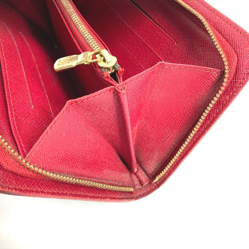 LOUIS VUITTON M95006 Monogram Cherry Porte-Monnaie Zip Long Wallet by Takashi Murakami, Round Zipper, Monogram Cherry Canvas, Women's, Brown