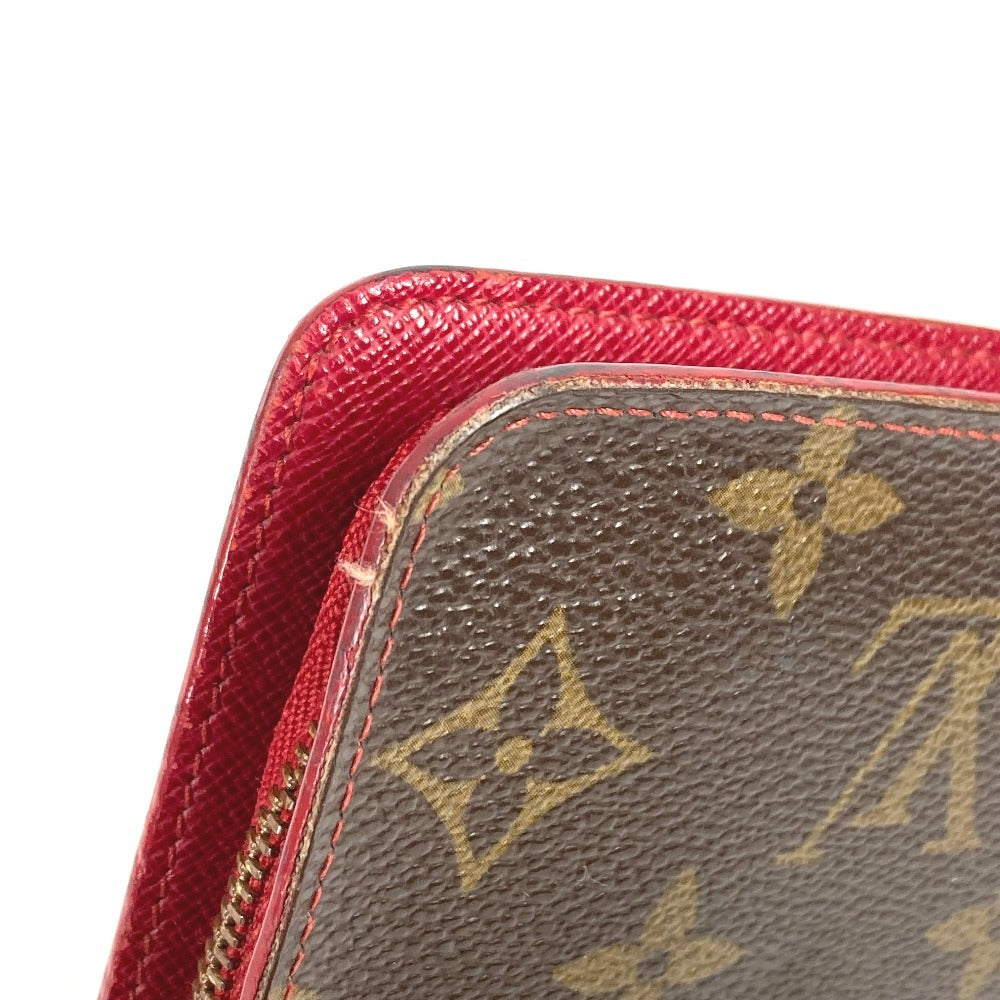 LOUIS VUITTON M95006 Monogram Cherry Porte-Monnaie Zip Long Wallet by Takashi Murakami, Round Zipper, Monogram Cherry Canvas, Women's, Brown