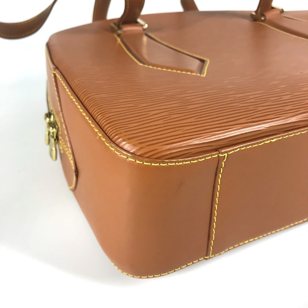 LOUIS VUITTON M52438 Epi Voltaire Tote Bag, Shoulder Bag, Epi Leather, Women's, Zipang Gold, Brown