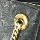 LOUIS VUITTON M43758 Monogram Empreinte Surenne MM Double Chain Shoulder Bag Tote Bag Shoulder Bag Monogram Empreinte Leather Women's Noir Black