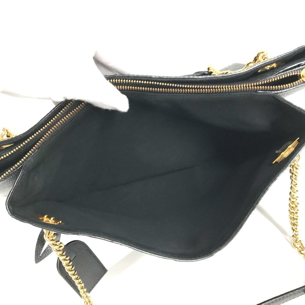 LOUIS VUITTON M43758 Monogram Empreinte Surenne MM Double Chain Shoulder Bag Tote Bag Shoulder Bag Monogram Empreinte Leather Women's Noir Black