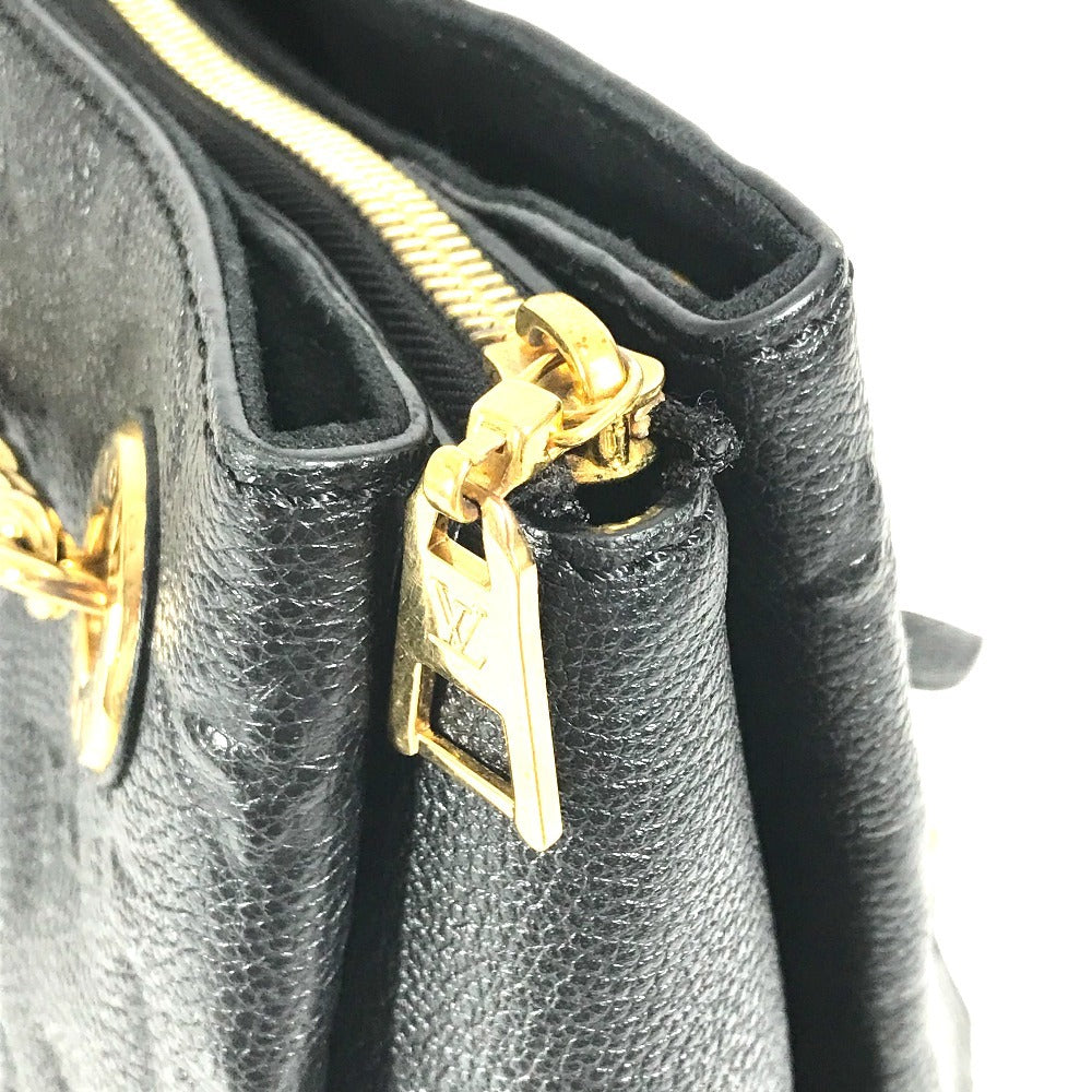 LOUIS VUITTON M43758 Monogram Empreinte Surenne MM Double Chain Shoulder Bag Tote Bag Shoulder Bag Monogram Empreinte Leather Women's Noir Black